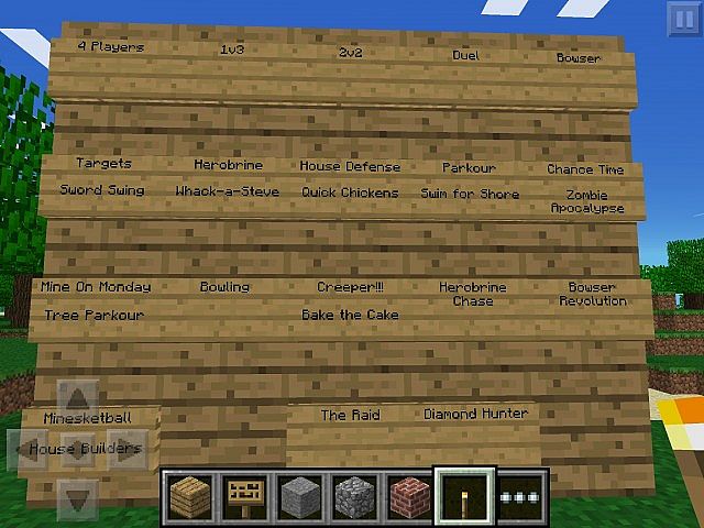 Mini game wall