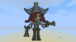 Miss Fortune pixel art Minecraft Map & Project