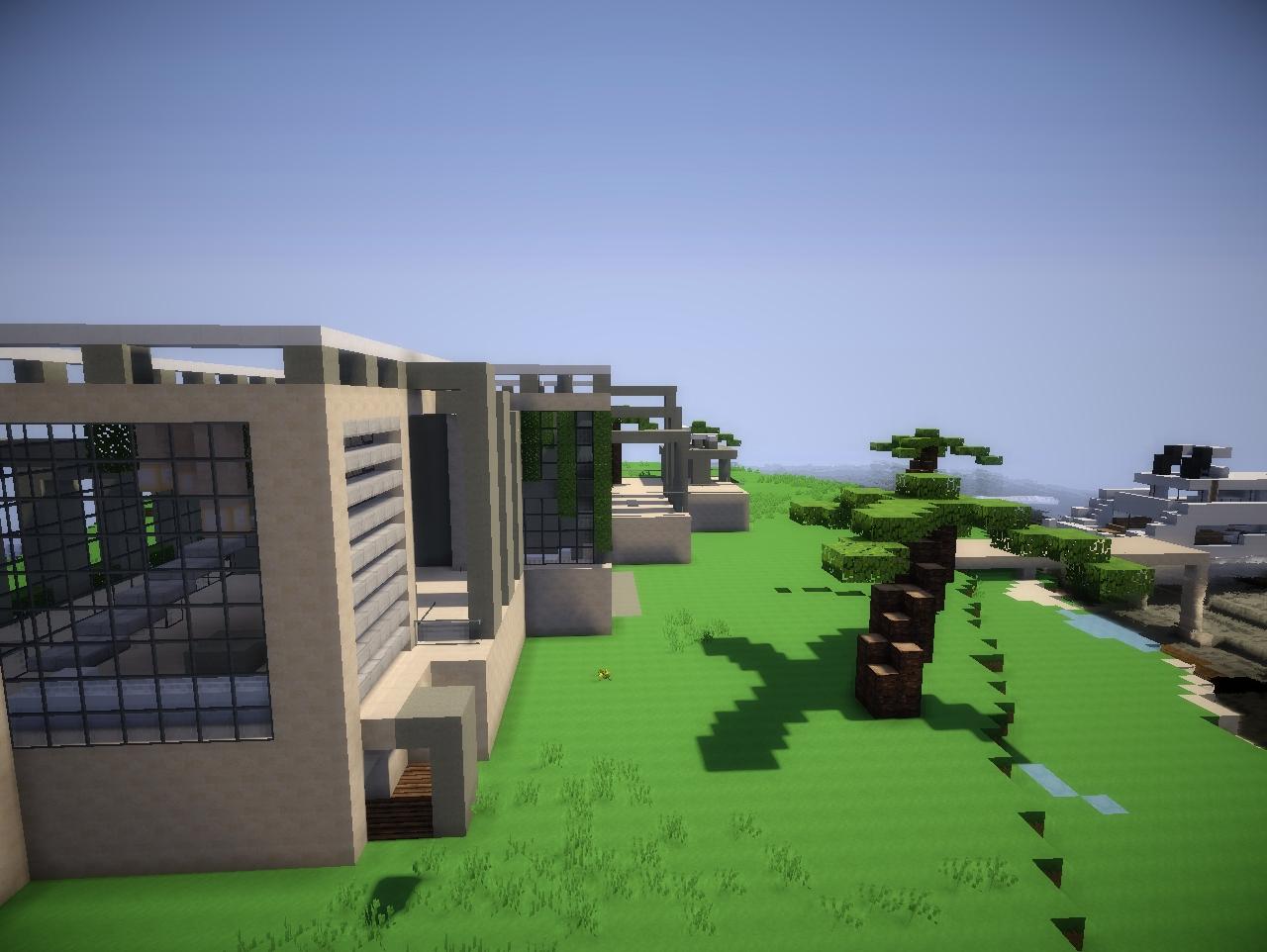 Modern Houses - Storm Island / Moderne Häuser - Sturm Insel Minecraft Map