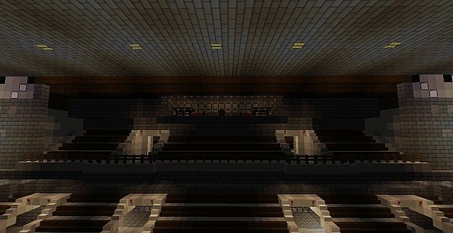 View of 2nd, 3rd and Studio floor from stage