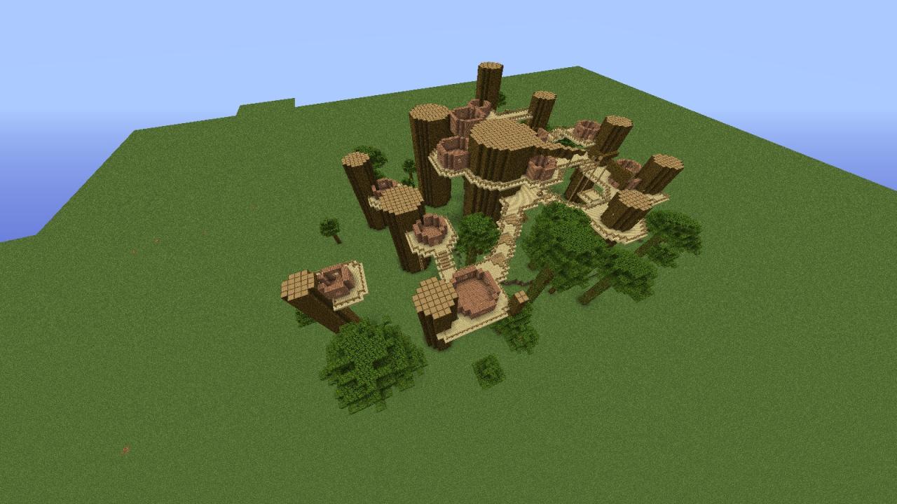 ewoks village Minecraft Map