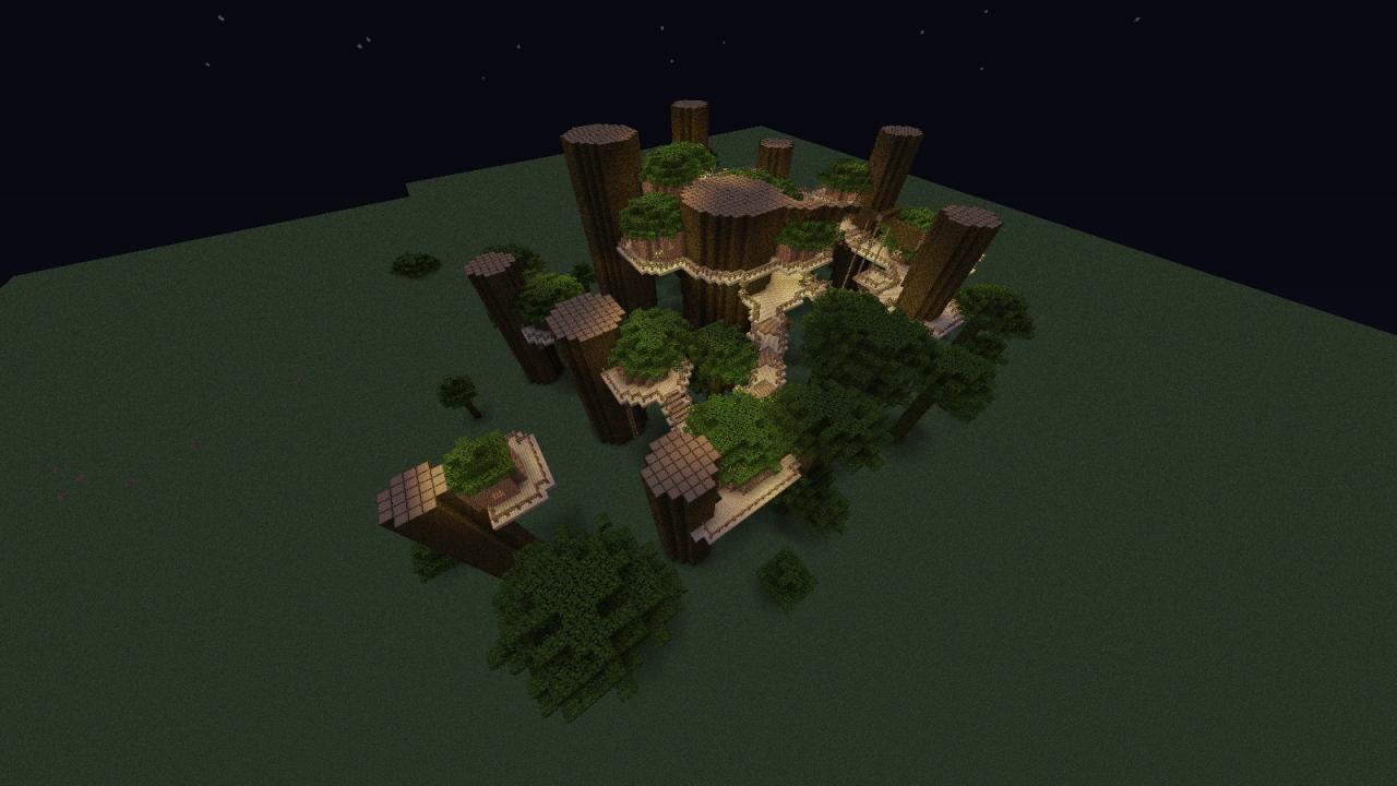 ewoks village Minecraft Map