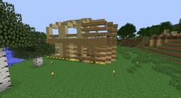 Wooden Modern House Minecraft Map & Project