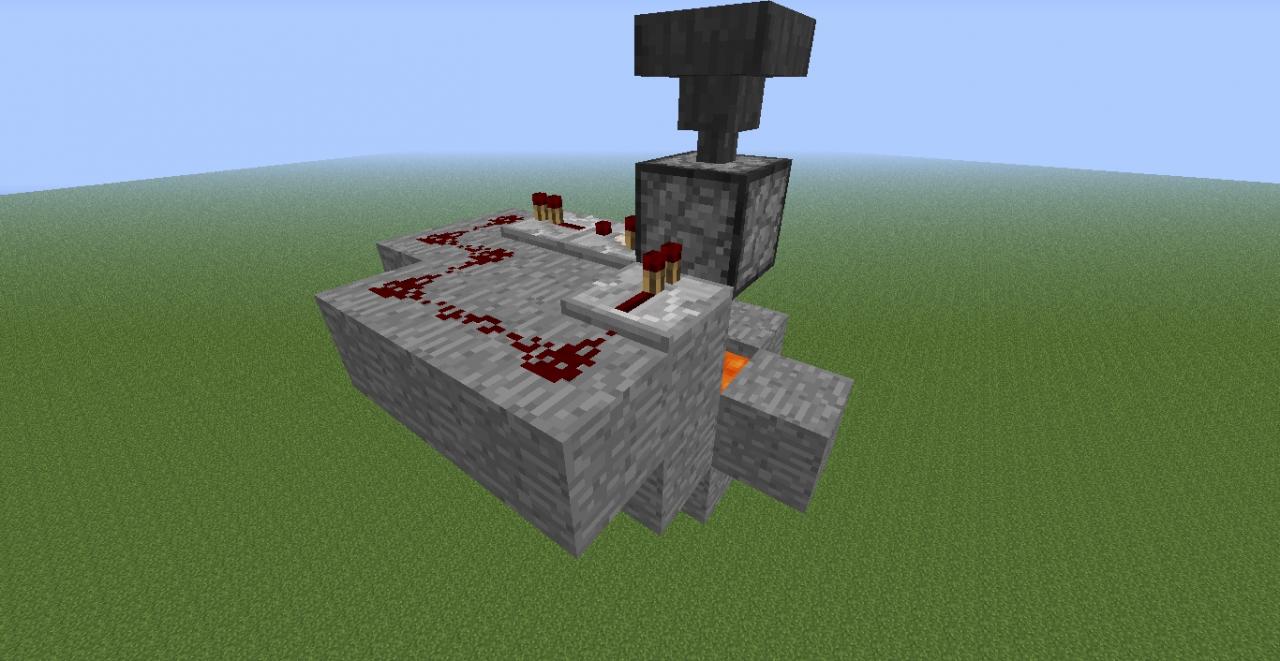 Compact and safe Redstone Bin Minecraft Map