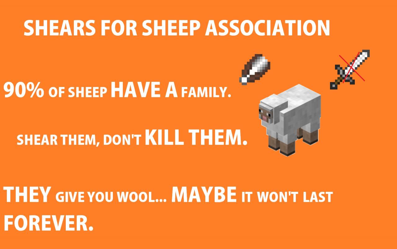 SHEARS FOR SHEEP Walpaper 1920x1200 Minecraft Blog