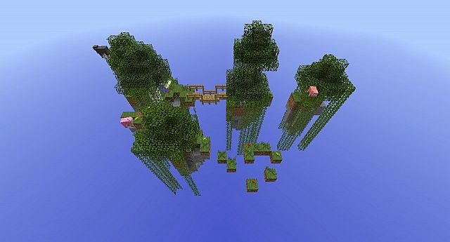 Flying Islands Survival V1 7 1 1 8 7 Minecraft Map