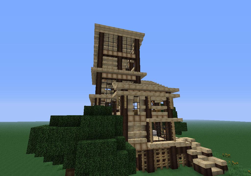 Wooden House Minecraft Map