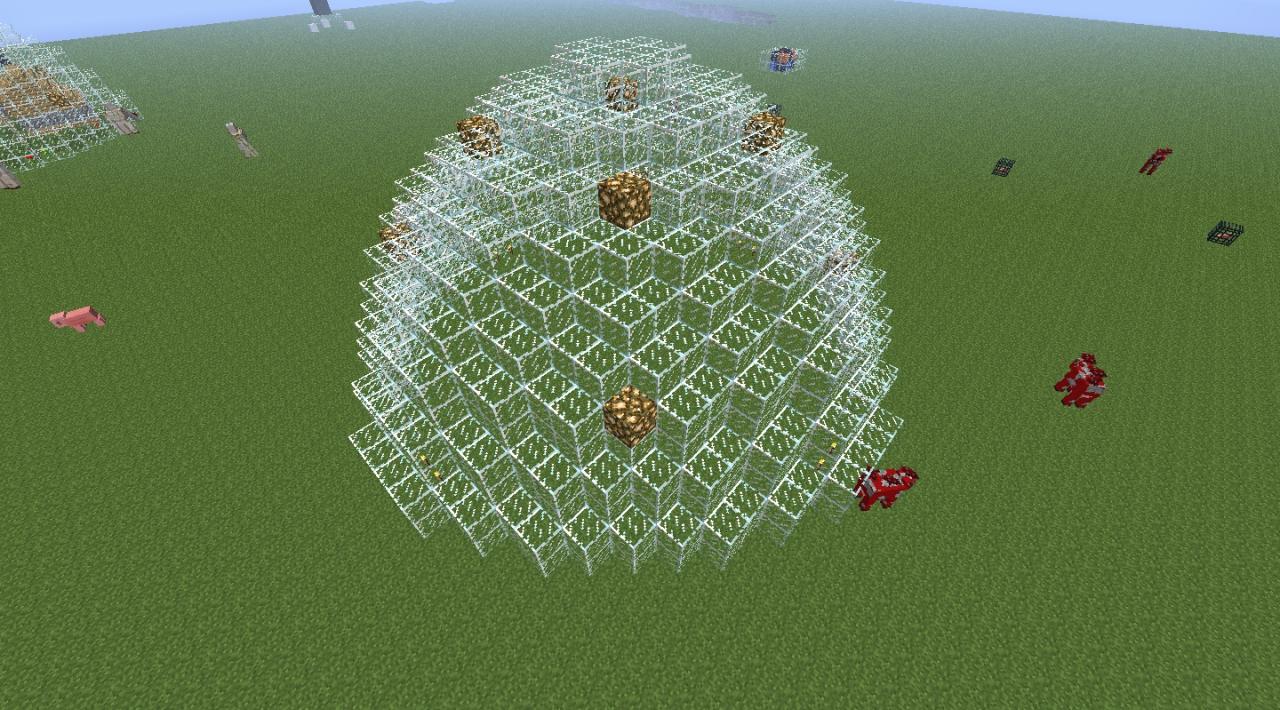 Glass dome Minecraft Map