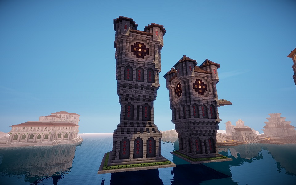 Guruth's Medieval Clock Towers (Now functional) Minecraft Map