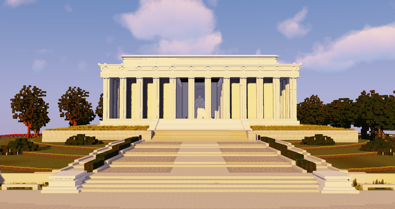 The Lincoln Memorial Visionary Creative Minecraft Map