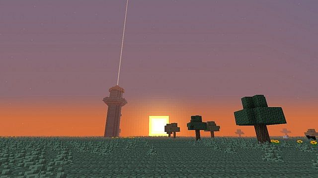 My tower before I filled it with TNT