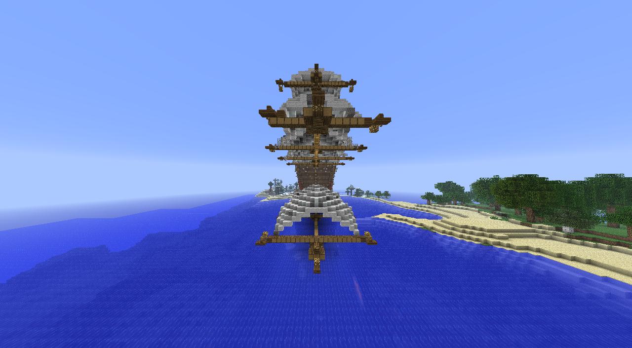 EPIC HUGE SUNKEN SHIP! Minecraft Map