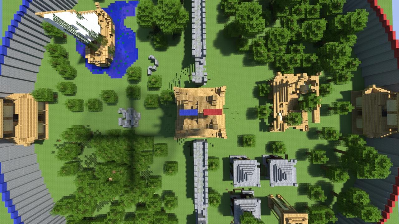 Paintball Map Asia Style Minecraft Map