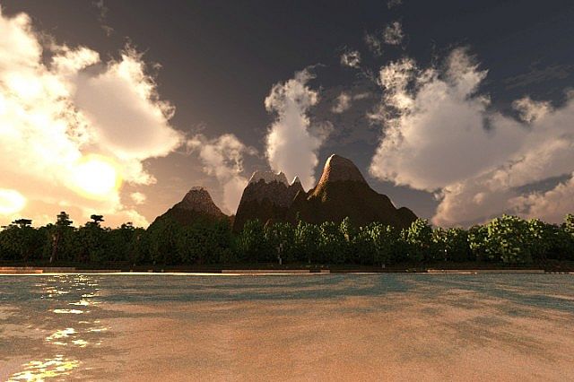 Custom Terrain 1 6 1 Ready Mountain Island Survival Map With Ores Minecraft Map Custom Terrain 1 6 1 Ready Mountain Island Survival Map With Ores Minecraft Map