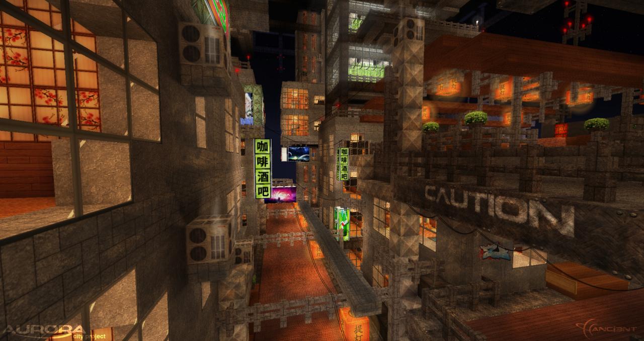 Aurora City Project Minecraft Map