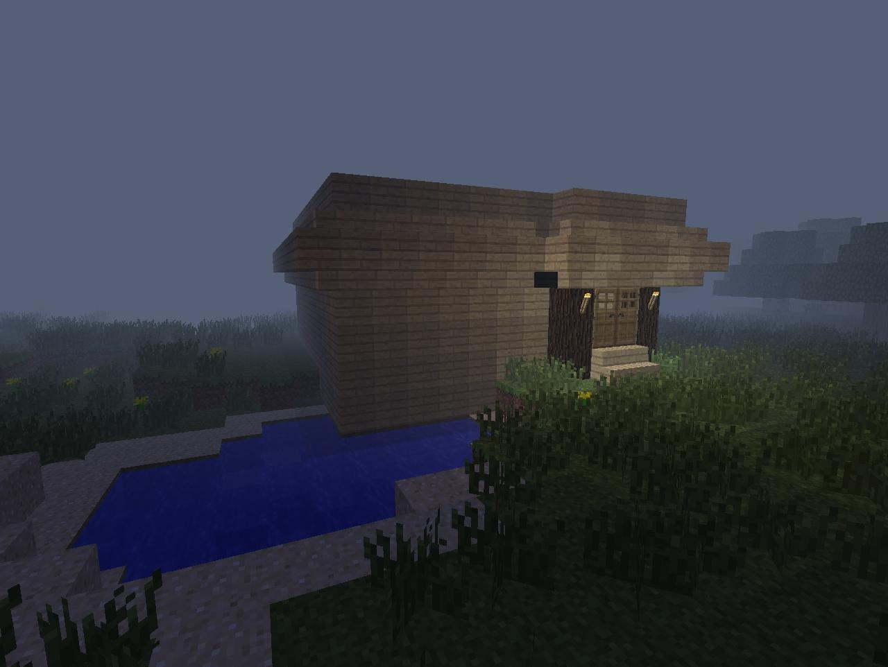 House With Hidden Chests Minecraft Map