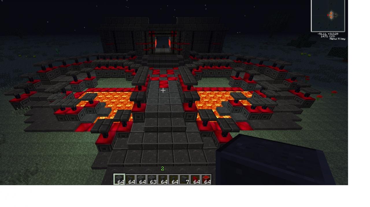dark fortress idea for a challenge build minecraft project