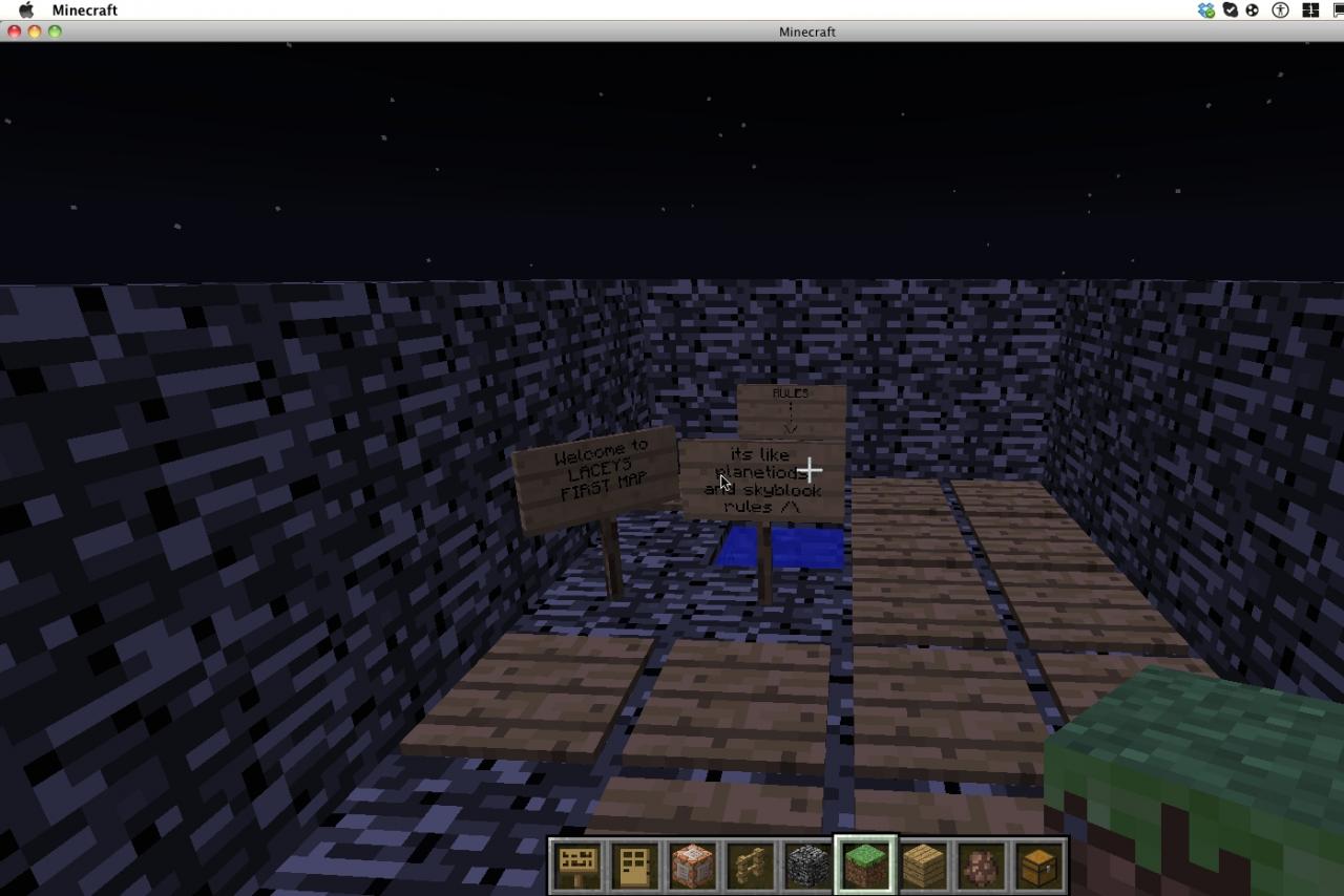 my first map Minecraft Map