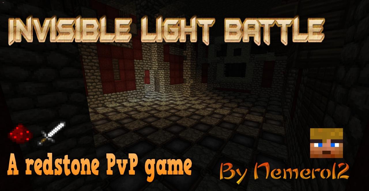 Invisibility Light Battle Minecraft Map