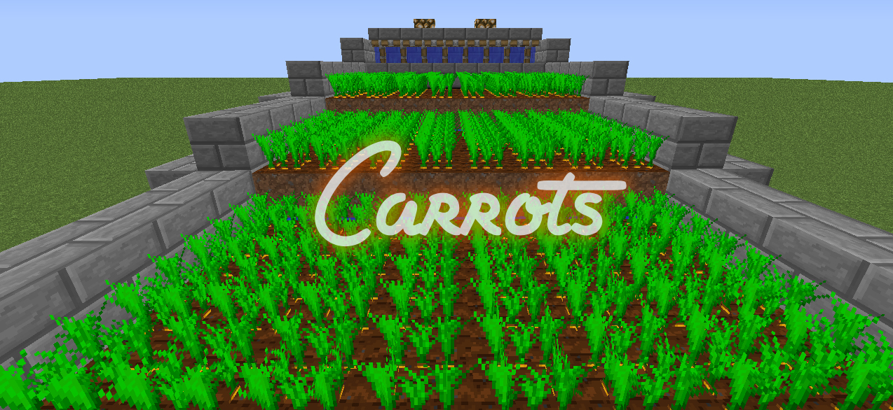 Automatic Farm /Wheat, Carrots and Potatoes Minecraft Map