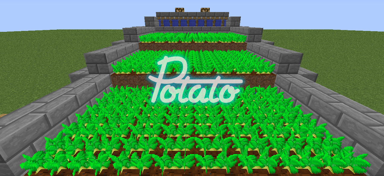 Automatic Farm /Wheat, Carrots and Potatoes Minecraft Map