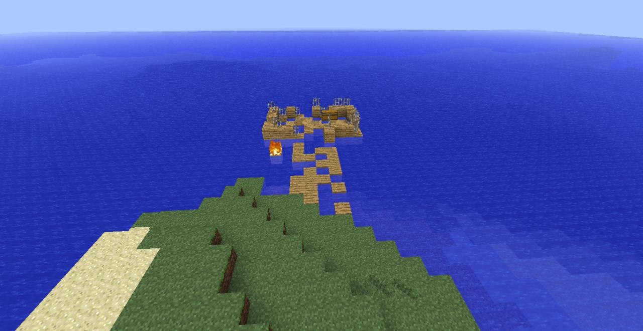 Boat Crash Survival Minecraft Map