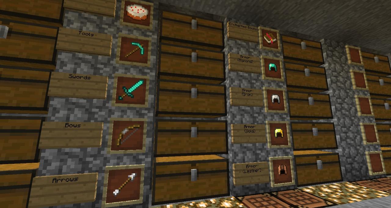 Basement Storage Minecraft Map