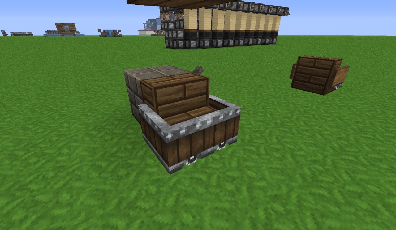 How to make a working chair. Minecraft Map