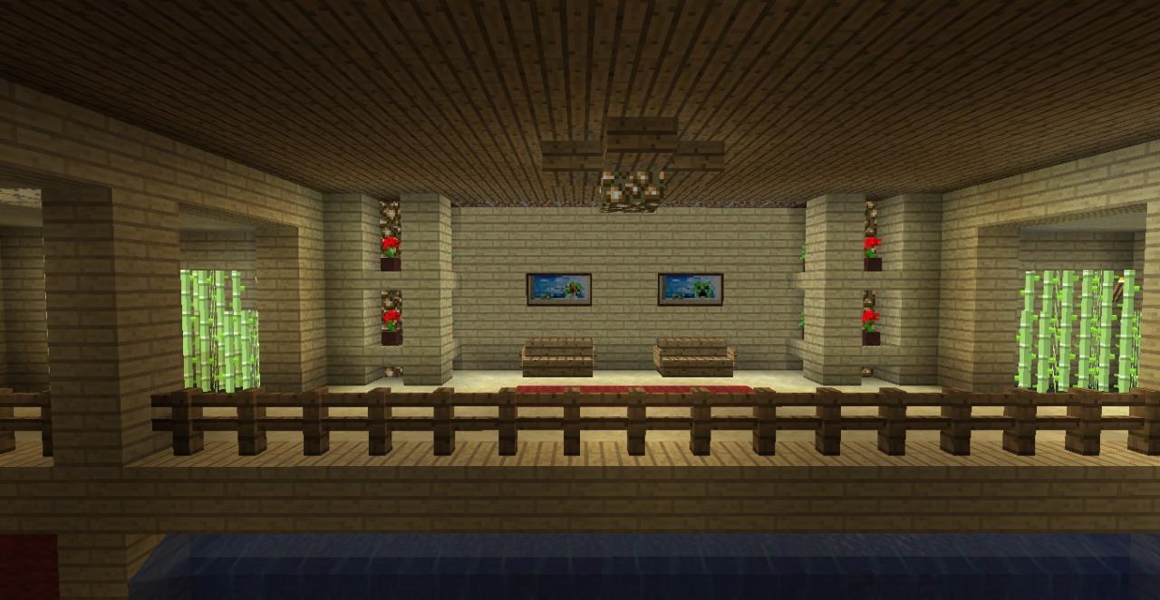 Underground library Minecraft Map