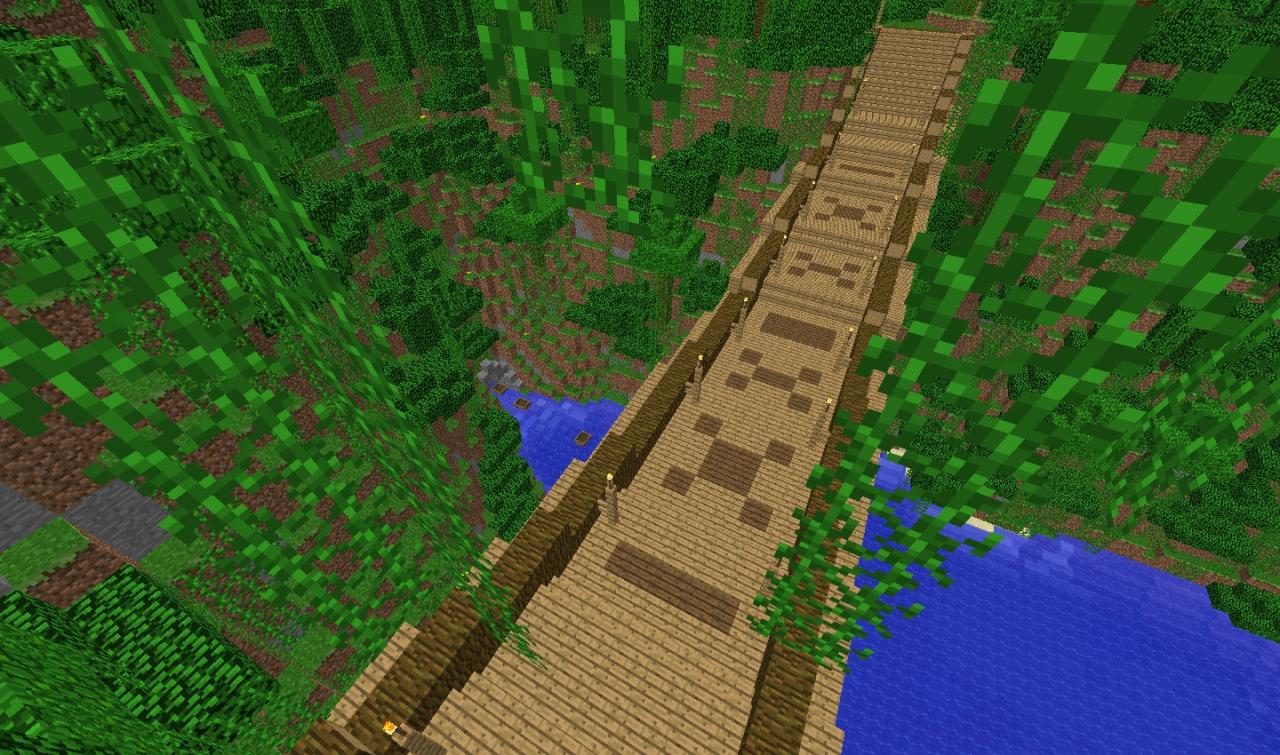 Jungle Bridge Minecraft Map