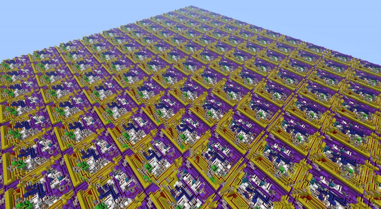 Chunk generation using redstone! Minecraft Map