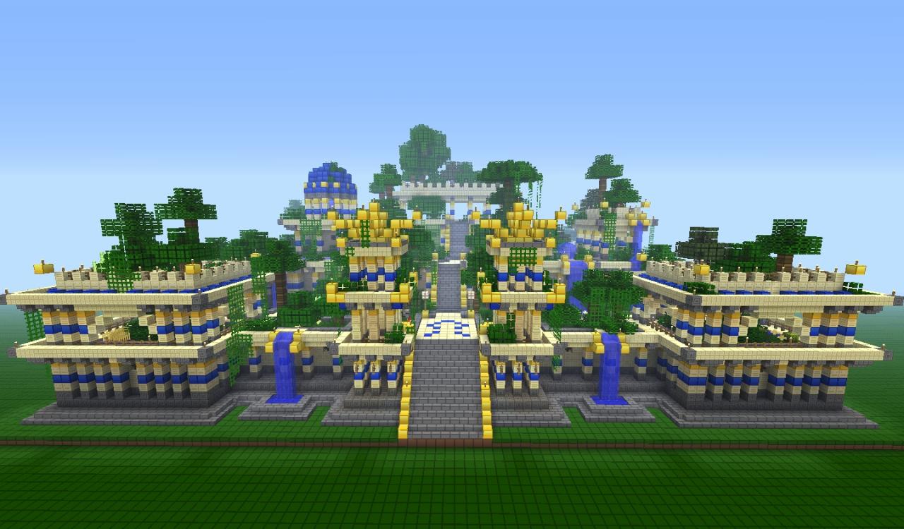 The Hanging Gardens of Babylon Minecraft Map