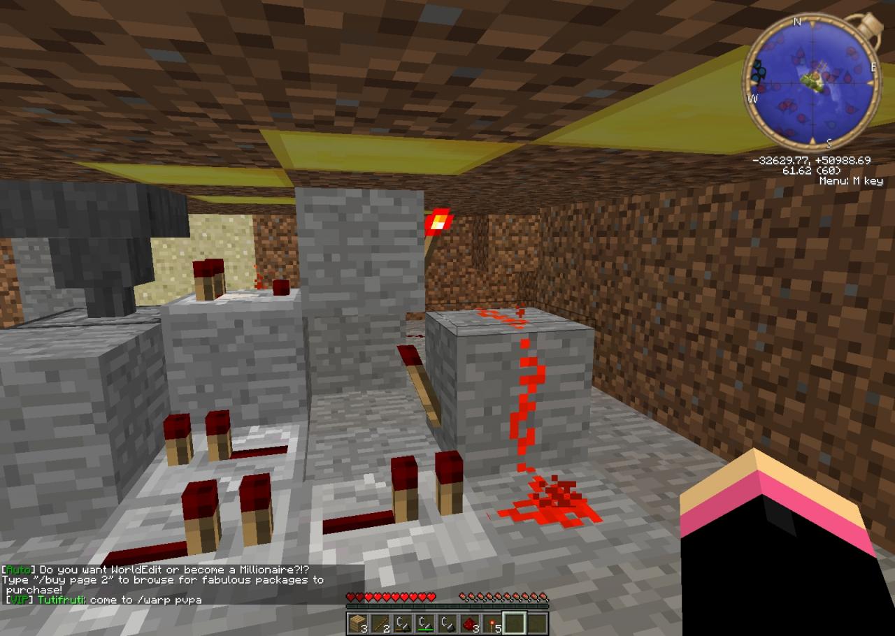 Redstone Key Simple and Compact Minecraft Map