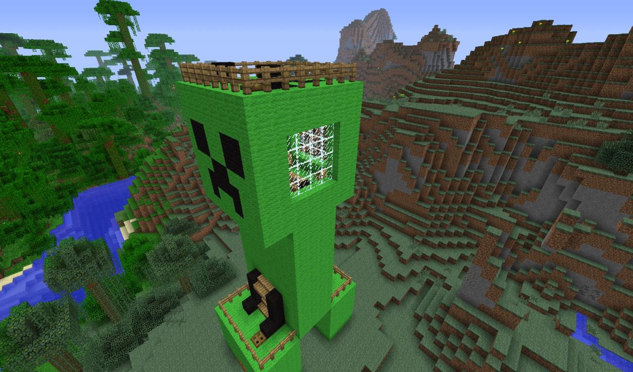 Simple Creeper Home Minecraft Map