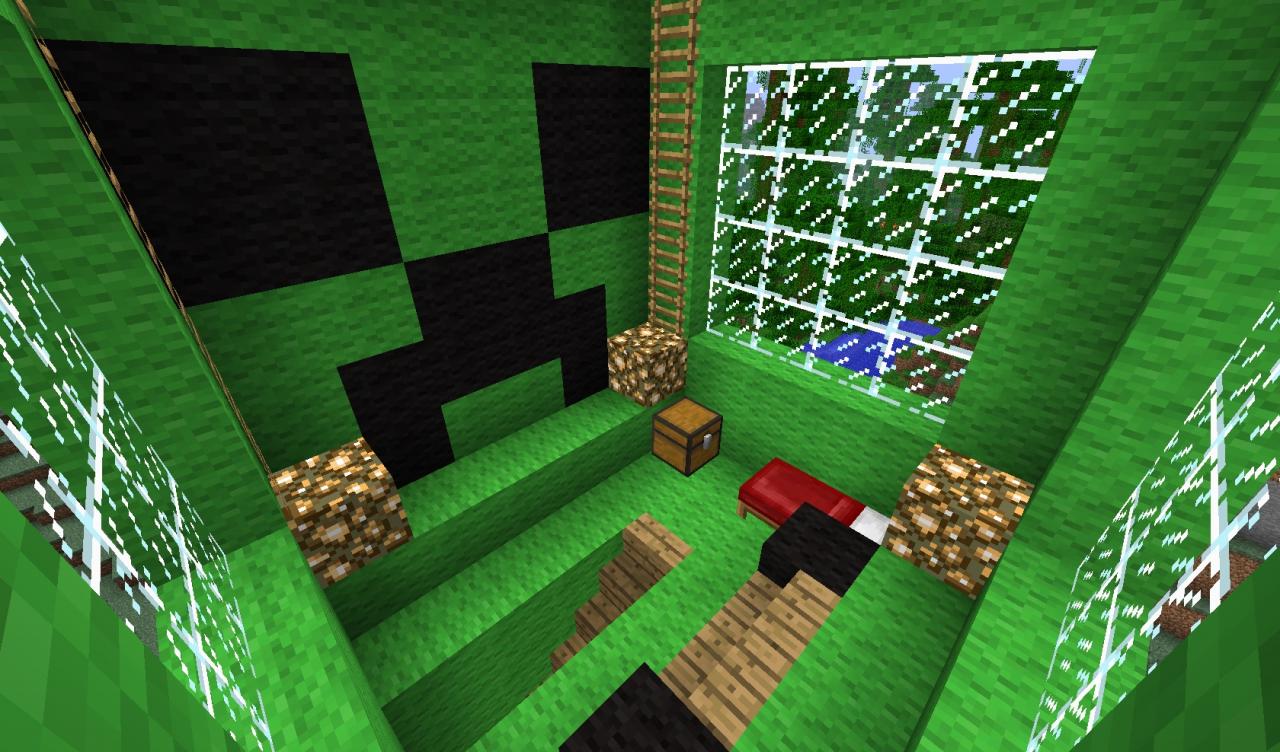Simple Creeper Home Minecraft Map