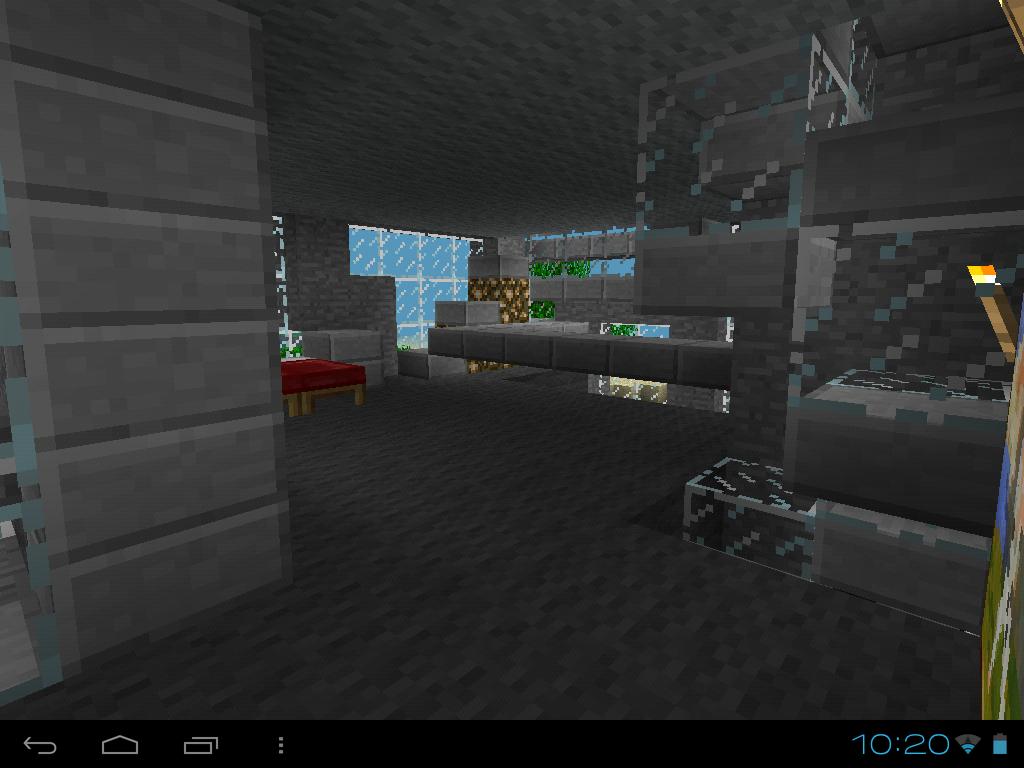 Grey Stone - Modern House | Minecraft Pocket | Minecraft Map