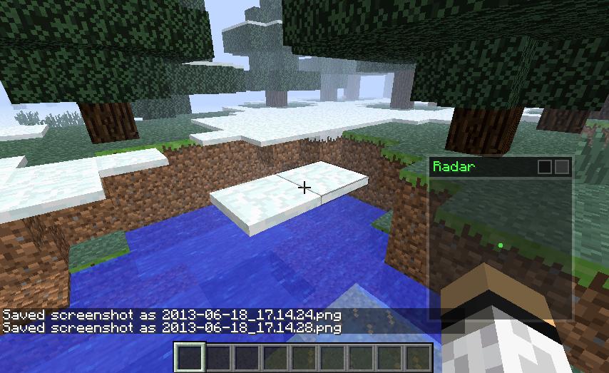 Floating snow!!! Minecraft Map