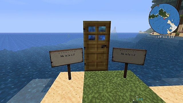 The portal to the mainland.