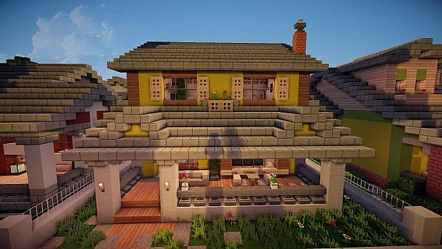 Bungalow (sorta xD) - Historic Build - Ninaman Minecraft Map