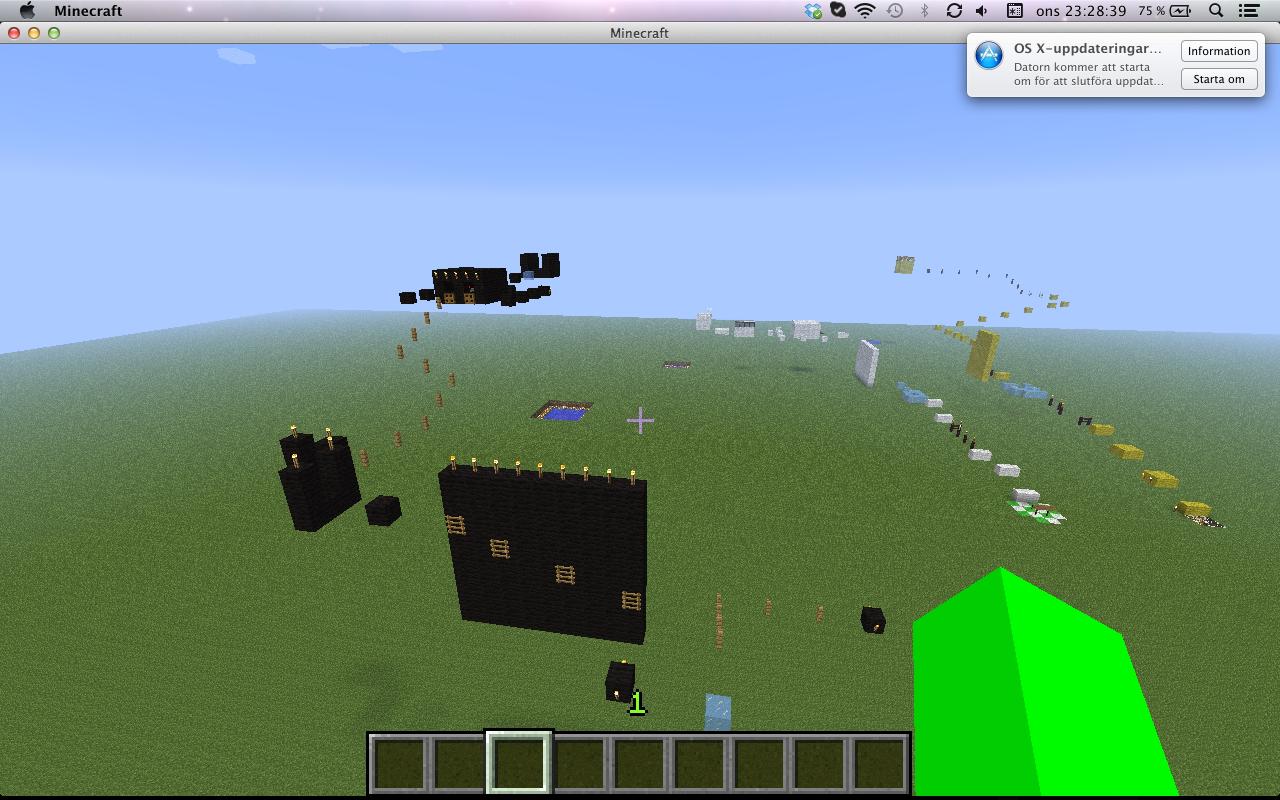 Parkour arena witch 7 parkours, 3 levels Easy,Medium,Hard Minecraft Map