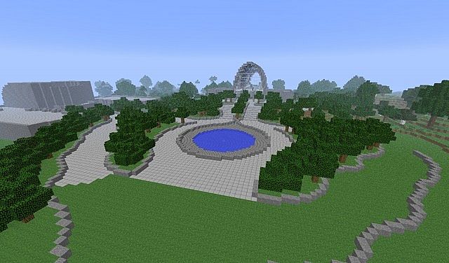 BankStore completed, along with the main spawn building!