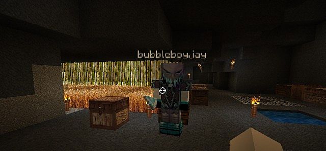 Underground farm - wheat and cane