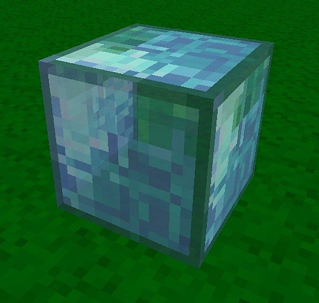 Detail of an ice block