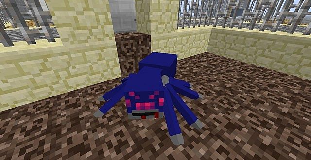 Spiders are hunters with Spider eyes, I dont know how to fix it.