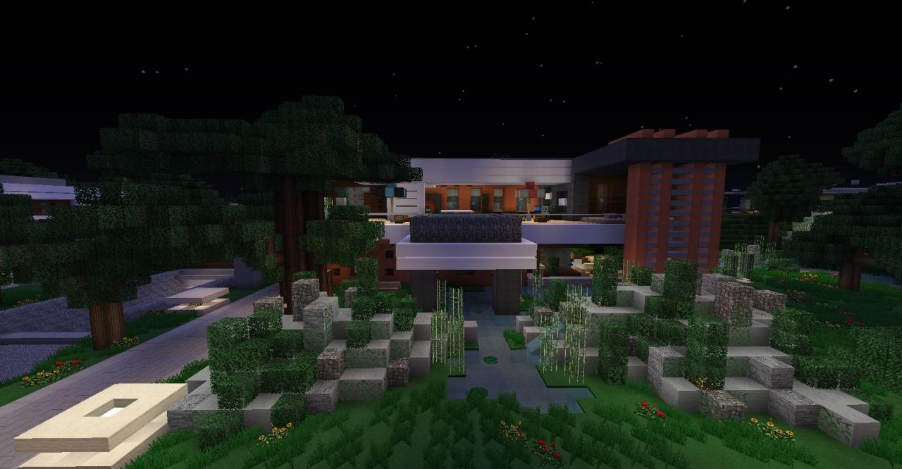 Modern House Minecraft Project