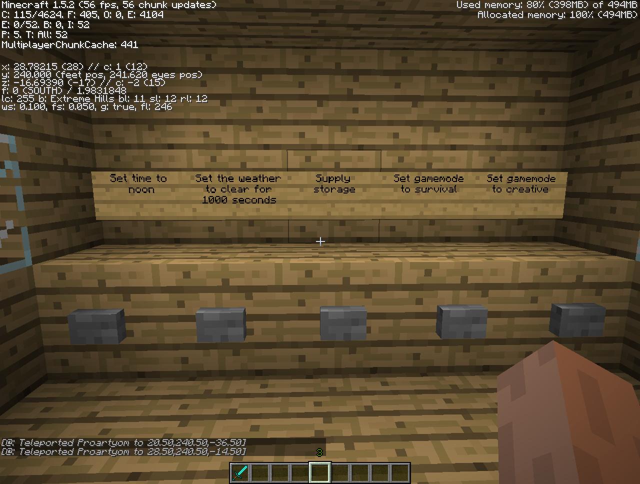 Home(house) of command blocks Minecraft Map