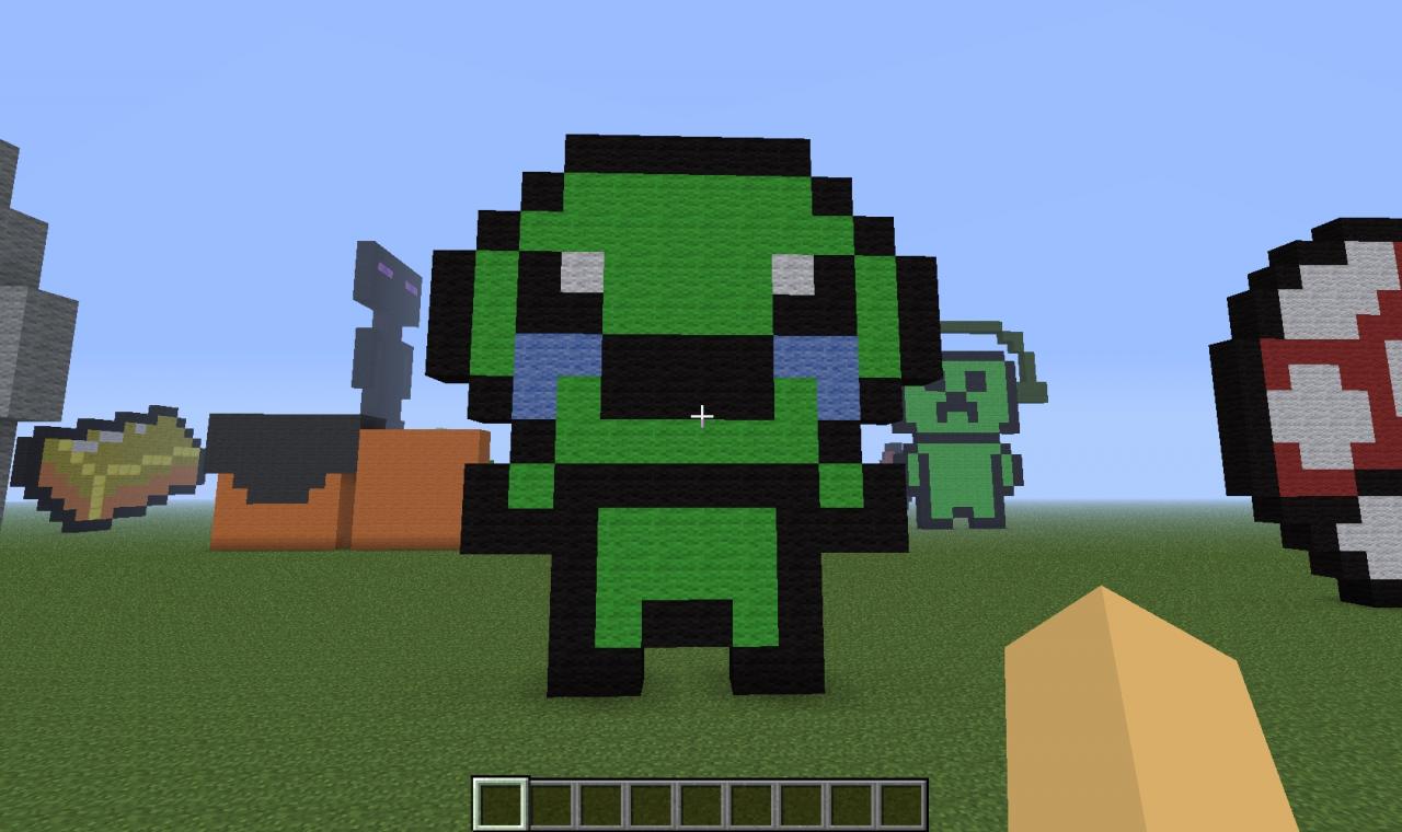 Creeper's Pixel art! Minecraft Map