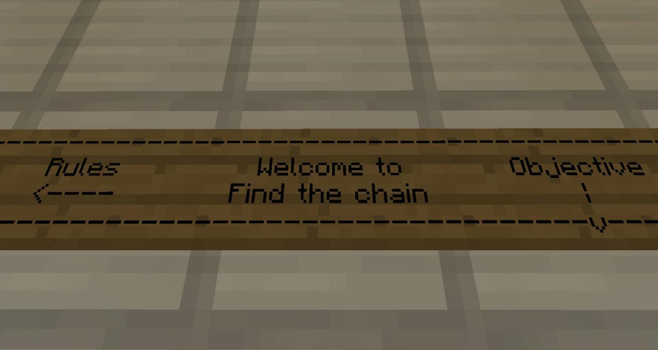 Find the Chain Minecraft Map