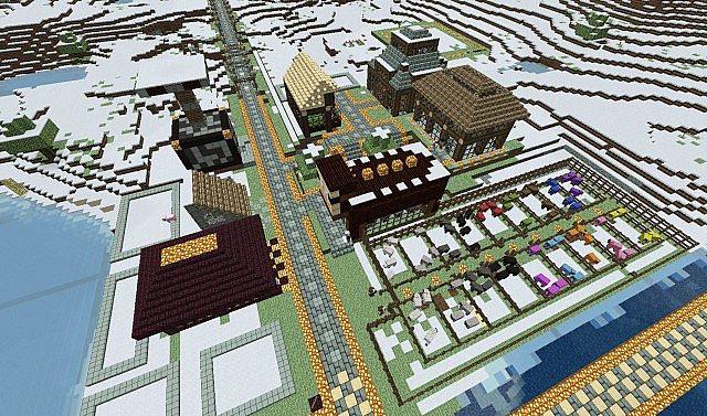 Come across towns on your journey!