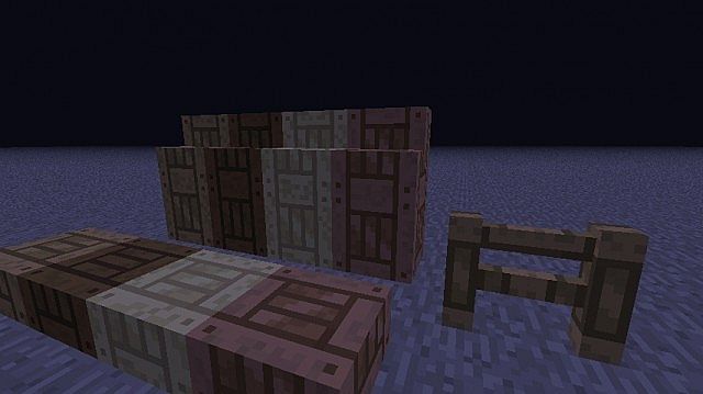 Planks, Stairs, slabs, fence